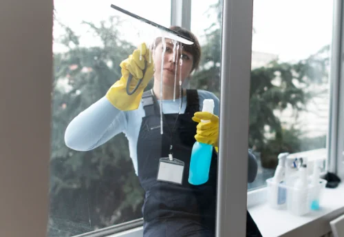 Nettoyage de vitres intérieures et extérieures à Kernouës